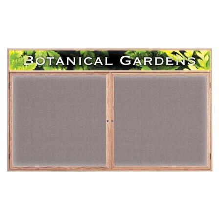 United Visual Products Open Faced Traditional Corkboard, 48x36" UV642A-SATIN-BLACK
